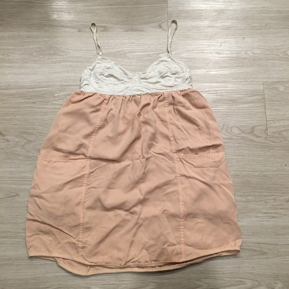 Wilfred Dresses & Skirts - Wilfred Spaghetti Strap Lingerie Dress Blush Bra